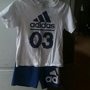 Little boy size 5 Adidas outfit